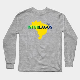 Interlagos Motorsport Racing graphic design Long Sleeve T-Shirt